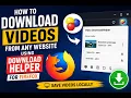 How to Download s from Any Website Using Firefox DownloadHelper Tutorial