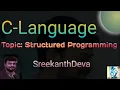 C-64 Structured Programming Concept Top-Down Analysis Modular Programming Non-structured Process