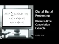 DSP Discrete-time Convolution Example