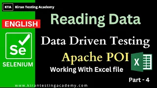 Reading Data Using Apache poi - Selenium Data Driven Testing