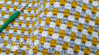 QUICK & EASY! Crochet the Modified Moss Stitch 🧶