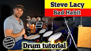 Download How To Play The Drum Beat for Bad Habit By Steve Lacy MP3