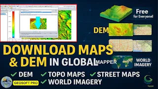How to Download Any Dataset in Global Mapper DEM Topo Maps Imagery Lidar Geology More
