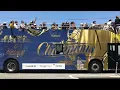 Steph Curry and Steve Kerr police escort after Warriors Victory Parade 2022
