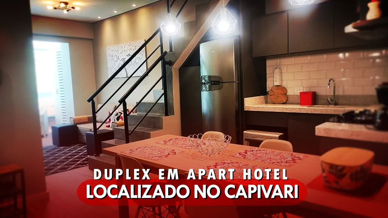 Video do Imóvel: Está procurando uma oportunidade na Vila Capivari? Aproveite esse lindo apartamento Duplex em um condomínio Apart Hotel.