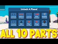 HOW TO GET ALL 10 PLANE PART LOCATIONS in PENGUN TYCOON Penguin Tycoon Plane Part Locations