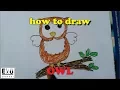 EDU kids how to draw - OWL