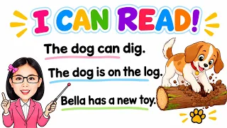 Learn to Read English! | Easy and Simple Sentences for Kids | Reading Practice for Beginners