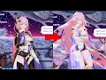 Elysia voice lines upgrade from Miss Pink Elf to Herrscher of Human - Honkai Impact 3rd