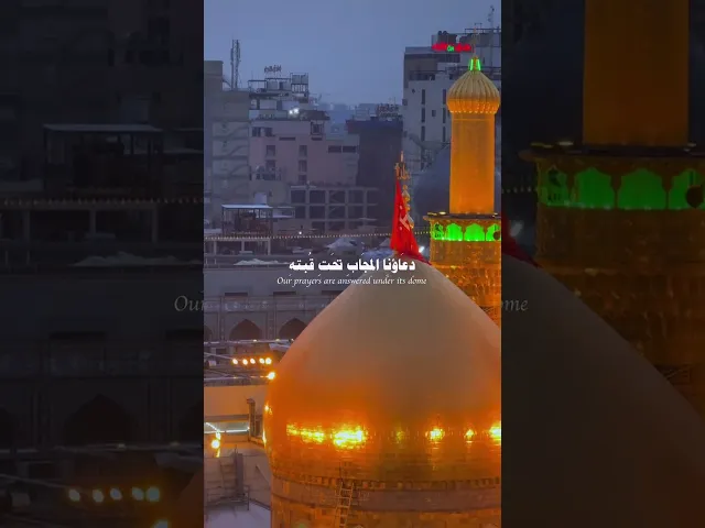 ⁣هذا الحسين والشفاء في تربته 🌱🤍