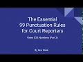 033 99 Punctuation Rules Numbers Part 3