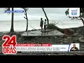 Super Typhoon Uwan damages national road, other structures | 24 Oras