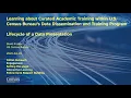 Learning about Curated Academic Training within U S Census Bureau s Data Dissemination Program