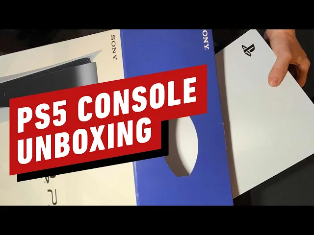 PS5 Console Unboxing