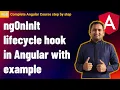 ngOnInit lifecycle hook in angular ngOnInit vs constructor Complete Angular Tutorial
