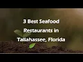 3 Best Seafood Restaurants in Tallahassee Florida Seafood Cuisine
