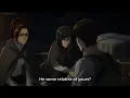 Levi and Mikasa talk about the Ackerman family English Sub AOT Season 3