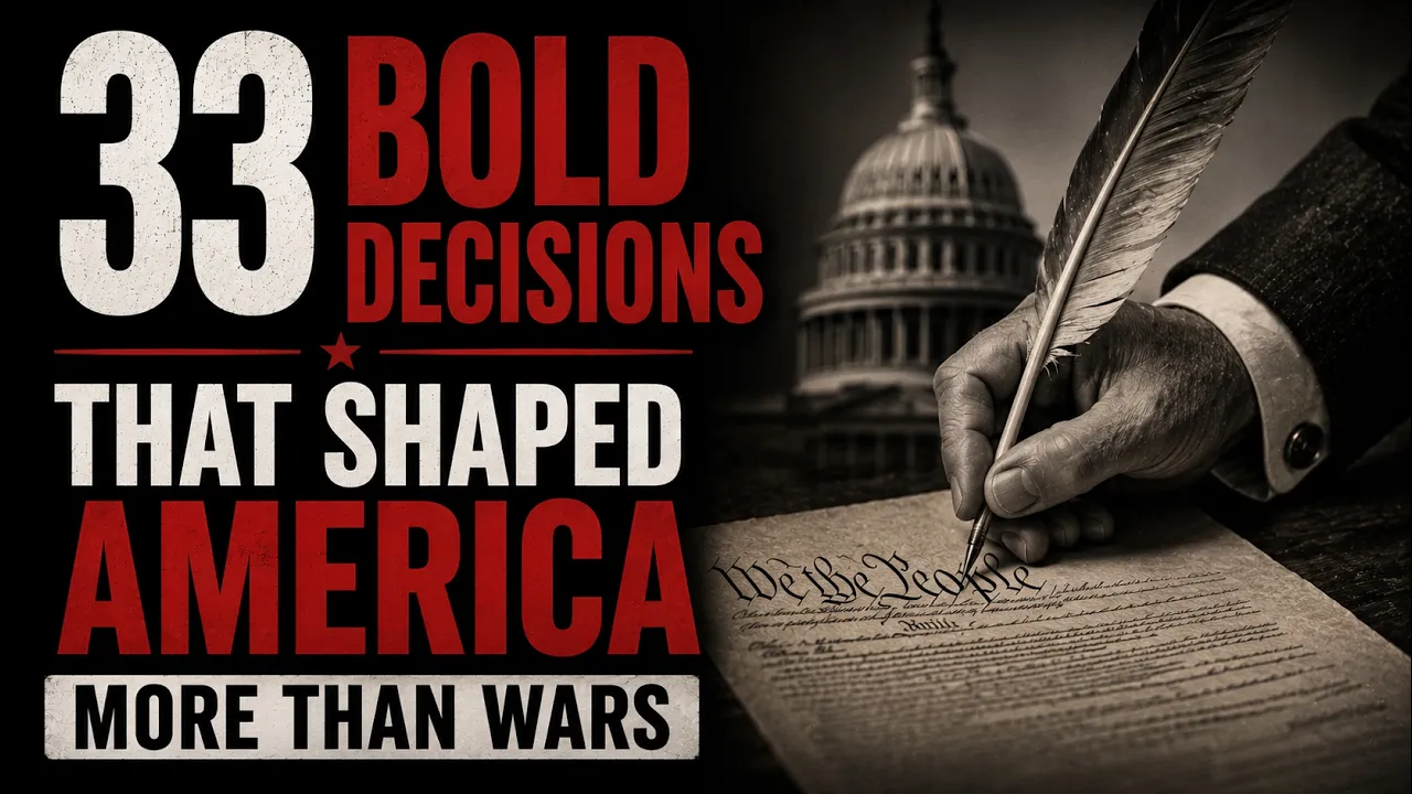 33 Bold Decisions That Shaped America More Than Wars