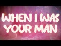 Download Lagu bruno mars ✨ when i was your man ✨ ~ lyrics