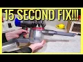 How to Fix DYSON VACUUM Pulsing Problem Starts Stops 20 SECOND FIX Andrea Jean