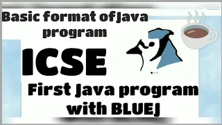 First Java Program with BLUEJ ICSE