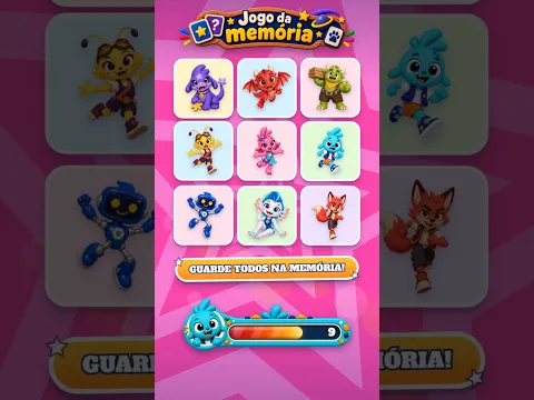 Jogo da Memória: Quem Vai Sumir da Turma do Zucko? 🧠🦊