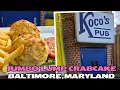 Two 11-ounce JUMBO lump crabcake Baltimore Maryland Koco s Pub