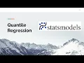 Quantile Regression with statsmodels