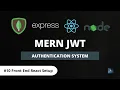 MERN JWT Authentication System Part 10 - Frontend React App Setup