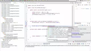 Tutorial Java Chapter 7 Demo - PercentAboveAverage