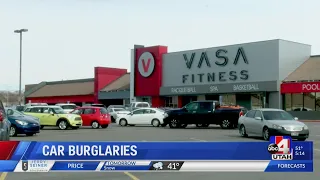 Layton Police see uptick in car burglaries at VASA gym parking lot 5 p m