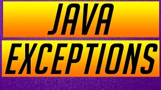 Java Tutorial Common Exceptions Mistakes