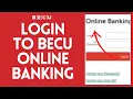 How to Login to BECU Online Banking 2024