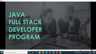 Full Stack Java Developer - Mar 15th Demo recording