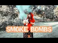 Pumpkin Smoke Bomb Halloween Photoshoot