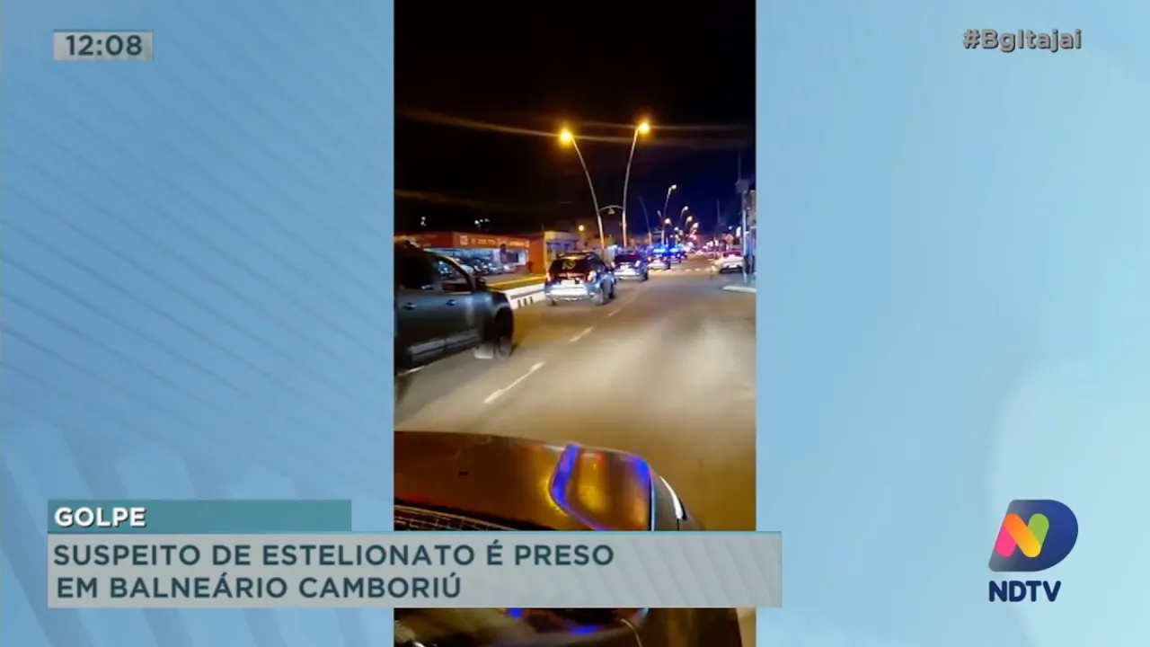 Suspeito de estelionato é preso em Balneário Camboriú