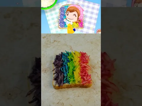 Rainbow Grilled Cheese From Cooking Mama 🌈 🧀 #food #cooking #cookingmama #grilledcheese #cheese