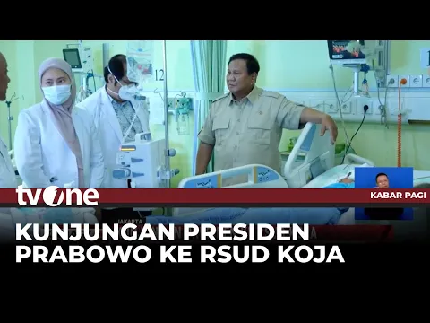 Presiden Prabowo Besuk Korban Kecelakaan Mobil MBG di SDN Kalibaru 1