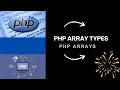 PHP Array Types PHP Array