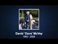 Funeral Service - David McVey