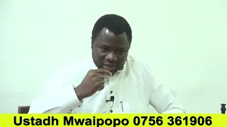 mwaipopo ataja unafiki wote wa sharif majini amwambia bakwata ina madhara makubwa sana wajitafakari