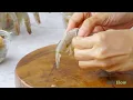 How to Peel and Devein Raw Frozen or Cooked Shrimp Fast