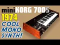 Download Lagu KORG MINIKORG 700S Analog Synthesizer 1974 | HD DEMO |