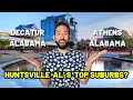 Decatur AL VS Athens AL Which is Better Huntsville Alabama Suburbs