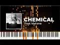 Chemical Post Malone Piano Version MIDI