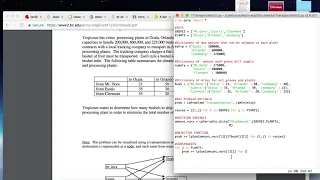 TRANSPORTATION PROBLEM with PuLP in PYTHON