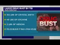 100 pounds of crystal meth 40 pounds of cocaine seized from Nashville home