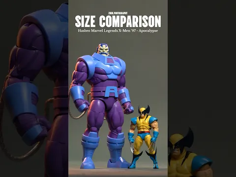 Size Comparison: Hasbro Marvel Legends X-Men ‘97 - Apocalypse # #xmen #marvellegends