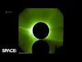 Solar eclipse shadow and more seen from space by satellites