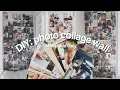 aesthetic photo collage wall cheap and easy step-by-step